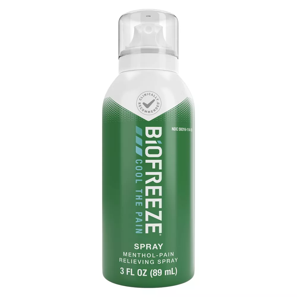 Biofreeze Classic Pain Relief 360 Continous Spray, 3 Oz pump